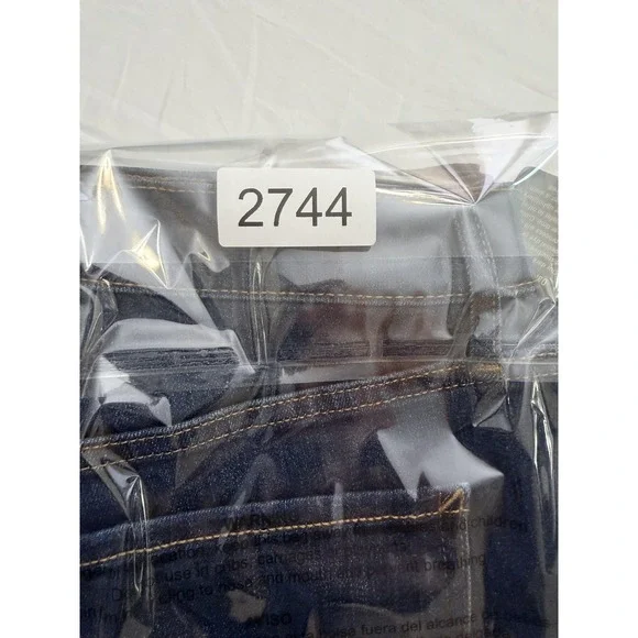 A.n.a High-Rise Flare Jeans Womens 10 Blue Dark Wash Stretch Slim 31x32 - Picture 11 of 11